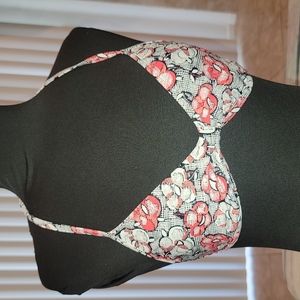 Quicksilver flower swim top